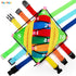 teytoy Sensory Buckle Pillow Toys for Toddlers, Montessori Fidgets, Travel Toys 1-3, Learning Fine Motor Skills &
