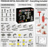 PANPAPA 273pcs 3 1 Set,Erector Sets 8-12,DIY Metal Building Toys, in Tower Crane & Frame Crane & Windmill Metal Model