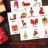 V-Opitos Large Size Christmas Bingo Game Cards - 6 x 8.5 Inch for 24 Players - Xmas Party Games