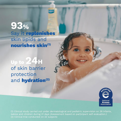 16.9 oz. Mustela Stelatopia Eczema-Prone Skin Cleansing Oil - Baby Body Wash with Natural Avocado & Sunflower Oil
