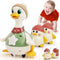 HOLA Baby Toys 6-12 Months Musical Dancing Duck Toy Set with Mama
