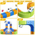 Set 3-8, 124PCS(36Track +1 3D Fortand Electric Train Flexible Racetrack for Kids Train) Train Track Gravity-Defying