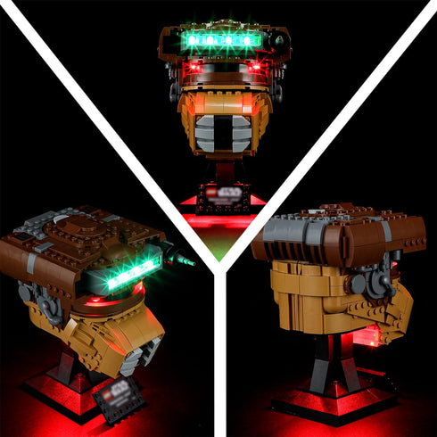 LED Light Kit for Lego 75351 Princess Leia Boushh Helmet Set, Compatible with Lego 75351 Building Blocks Model - Not