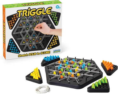 Triggle Triangle Chess Board Game - Board Games for Family Night -