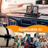 ALLRUBY Baby Car Camera Monitor,Baby car Mirror,for USB/USBC/CigaretteLighter Ports, View Infant in Rear Facing Seat