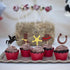 30 PCS Cowboy Cupcake Toppers, Glitter HorseShoe Cowboy Hats & Boots Picks for Western Theme Baby Shower Party