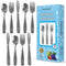 9 Piece Kids Silverware Set, Stainless Steel Flatware, Safe Utensil Set for Child and Toddler, Includes 3 Spoons, 3