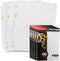 BCW Double-Sided 9-Pocket Pages Holder, 50 White Pages for Trading Card Binder Sheets, Secure Side Loading Card Storage