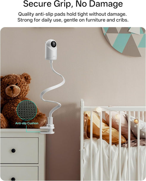 Jartoo HB65/HB40/HB6560/HB6339/HB6550 Momcozy, 16.9" Baby Monitor Mount Compatible with HelloBaby Pro, Infant Optics
