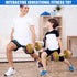 Set, Kids Exercise Weight Barbell and Dumbbell Workout Equipment, Toddler Beginner Gym Toy for Pretend Play Lifting