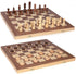 15'' Set, 2 1 -2 -24 Packed Set AMEROUS Wooden Chess & Checkers in Board Games Extra Queens Cherkers Pieces - Gift Box