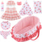 GAGAKU Baby Doll Bassinet Carrier, 12 Inch Baby Doll Accessories Set, Baby