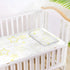 SyXIOP 28" 52" Yellow White Stars Cooling Baby Crib Mattress Sheets x Washable Bed Pads Disposable for Baby&Toddler