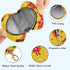 Christmas Dog Round Pacifier Storage Case with Zipper, Portable Pacifier Case for Travel, Diaper Bag & Purse, Pacifier
