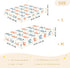 KICPOAY 39x27 Baby Boys Girls Crib Sheets Crabs Beach Fitted Crib Sheets for Standard Baby Mattress