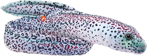 Wild Republic Living Ocean Peppered Moray EEL, Stuffed Animal, 54 Inches, Plush