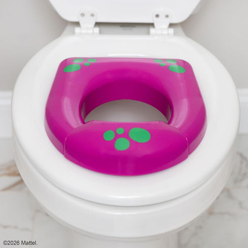 Barney Potty Trainer, Floor Potty Chair with Sounds, Removable Toilet Topper, Tracking Chart & Storage for Toddler