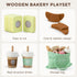 17 Playset 3+, PCS Wooden Bakery Toy Food for Kids, Pretend Picnic Play Food for Toddlers Play Kitchen Accessories
