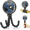 snawowo Mini Handheld Personal Portable Fan, Baby Stroller Fan, Car Seat Fan,