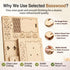 Nautydaddy 8-13, 3D 8-12+ FM Radio Kit, STEM Toys for Ages DIY Wooden Puzzle to Build a Working FM Radio, Educational