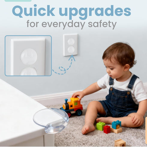 SafeBorn Born to be safe SafeBorn Baby Safety Kit Baby Proof Cabinet Locks, Magnetic Cabinet Locks, Child Safety Outlet