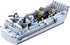 hhohio 2 WW2 Set, 4 (325 World War Landing Craft Building Toys Military Vehicle Brick WWII Army Warship Boat Model