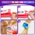 3 4 5 6 8-12 AICase Hair Gem Stamper Kit,Kpop Bling Hair Jewels for Girls Toys or Kpop Demon Hunters Cosplay,Hair