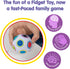 2-4 6 Continuum Games Fidget About It The Fast Paced Puzzle Dice Rolling Fidget Toy Board Game - Click the Orbs