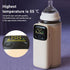 Denash 48H 6000mAh Multifunctional Bottle Warmer, Rapid Heating Long Lasting PU Leather Portable Night Light, Travel