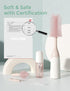 Momcozy Bottle Brush Kit with Push-Press Foam Design - Newborn Essentials Gift, Portable Cleaning Tool for Home