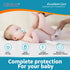 18x 24(100 Count) JUS COOL Baby Disposable Changing Pads, Underpads Portable Diaper Changing Pads, Soft Bed Pads Ultra