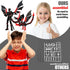 KAMOVNY T13 3D Set Assembled Printed Action Figure with Dragon - Multi-Jointed Movable Robot Toy, Accessories & Weapons