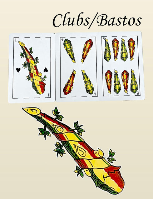 LEQBO 48 (1-12 4 2 Spanish Playing Cards, Baraja Espaola - Card Deck Mexicana Naipes in Suits + Jokers), Traditional