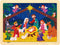 Nativity Scene Kids 24 Piece Puzzle for 3 Year Old, Unique Shape Christmas Wooden Jigsaw for Toddlers