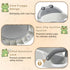 Wanchouse 6 Baby Bath Seat for Babies Months & Up, Non-Slip Toddler Bath Seat with Suction Cup, Safe and Comfortable