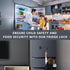 Refrigerator Lock 2 Packs, Fridge Lock with Silicone Wire Protection, Easy to Use and Install Fridge Locks with Key,
