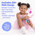 Move2Play 20+ 2 3, 4, 5, 6, 7+ , Karaoke Machine for Kids | Includes Kid Songs | Microphones | Connect with Bluetooth |