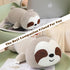 Finebee Boys(13.8" 1.6Lbs) Weighted Sloth Stuffed Animals, Cute Weighted Sloth Plush, Soft Stuffed Weighted Plushie