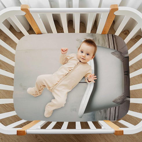 Wassud 28 52 Bathtub Fitted Crib Sheet for Boys Girls, Soft and Breathable Neutral Baby Crib Mattress Sheets,Toddler