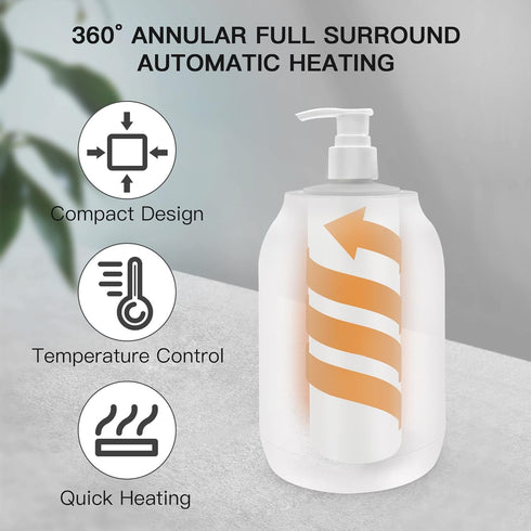 Massage Oil Warmer Bottle Professional Electric Lotion Digital Heater for SPA, Automatic Oil Warmer Heated Oil Lotion