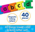 The Learning Journey Magnetic Linking Letters | Set of 40 Colorful ABC Magnets | Lowercase Letters for Toddlers 3+ |
