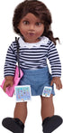 3pc Tech Set for American 18" Dolls with Cell Phone, Computer Tablet, and Accessory Bag - Premium Durable Metal