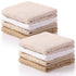 8 12 12 Inch 4 SmoothNovelty Pcs Baby Washcloths for Newborn x Muslin Face Towels Cotton Absorbent for Delicate Skin