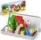 Mini Magnetic Blocks Farm Animals Travel Toys, 35PCS Portable STEM Magnetic Building