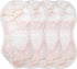 decor gift 4 Pack 22x11in Cotton Baby Burp Cloth Soft and Absorbent? Rose Gold Luxury Marble Texture Feed Cloth