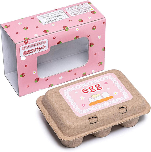 Sportsvoutdoors 6PCS Wooden Egg Kitchen Toys, Kids Play Food Cooking DIY Pretend Play Food Set