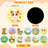 PCTCSHQ 36 12 Pcs Potty Training Stickers You Pee on Toilet Reveal Stickers Patterns Color Changing Reusable Pee Decals