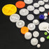 EUDAX 82 pcs Plastic Gear Package Kit - DIY Gear Assortment for Toy Motor Car Robot Accessories