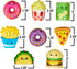 Mini Squish Fast Food Toys, 10 Pack Assorted Designs, Slow-Rise Stress Relief Toys for Kids, Party Favors for Boys &