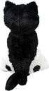 Peppa The Tuxedo Cat, 10" Black and White Plush Toy, Based on Real-Life Adopted Pets